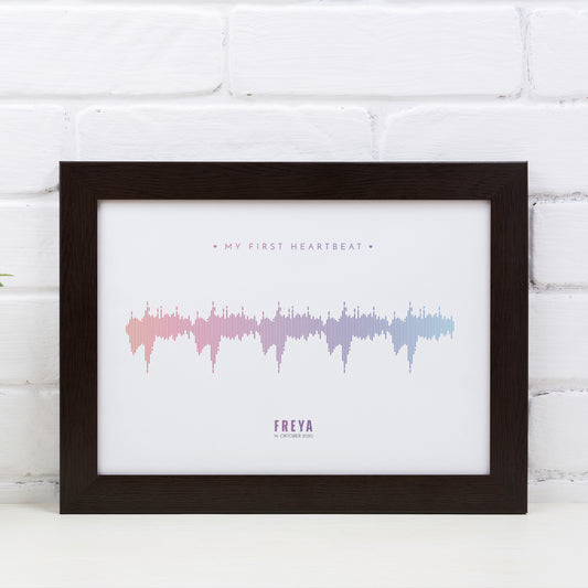 Kunstdruck "Baby`s First Heartbeat"
